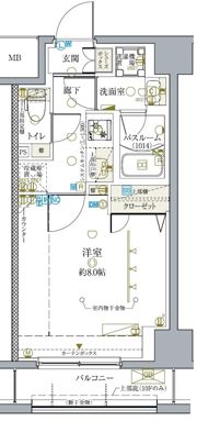 クレヴィスタ亀戸Ⅳの間取り画像