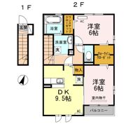 フォレストパーク道珍 Ⅰの間取り画像