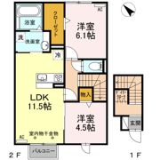 ルミエール Aの間取り画像