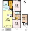 ルミエール Aの間取り画像