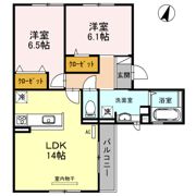 クレール桃山台の間取り画像