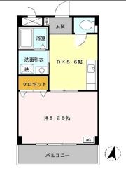 ヴァンクレールⅠの間取り画像