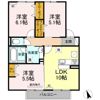 クローバーハイツ8 B棟の間取り画像