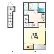 SAKURA東海通 A棟(北側)の間取り画像