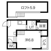 リブフラット藤江の間取り画像