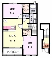 Spring．Eの間取り画像