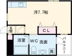 シャンテー宮之阪の間取り画像