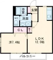 ツインパレス庄内 S棟の間取り画像