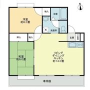 フォブール吉峰Aの間取り画像