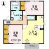 グランデ泉中央の間取り画像