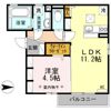 セジュール中越の間取り画像