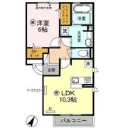 リーフハイツの間取り画像