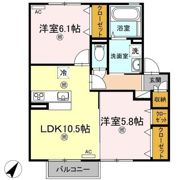 アトレ木徳 B棟の間取り画像
