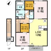 ヴィブァン B棟の間取り画像