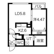 erys hiragishi(エリーズ平岸)の間取り画像