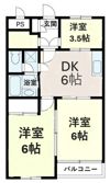 シティハイツ祇園の間取り画像