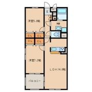 カモミーユの間取り画像