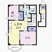 アヴニール鵜木Ⅲの間取り画像