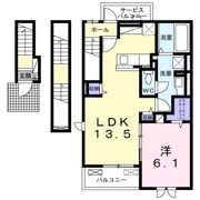 St．Heart小倉 Sの間取り画像