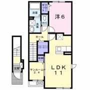 メゾン ド クルール Aの間取り画像