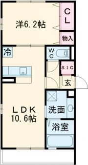 フローリッシュの間取り画像