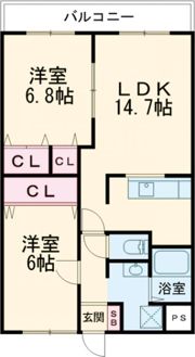 ピュアライフ・空の間取り画像