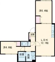 フェリーチェベレーザの間取り画像