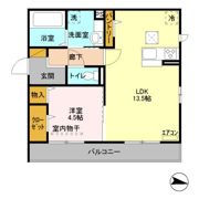 虹色の間取り画像