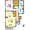 クローバーハウス Bの間取り画像