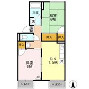 プレジール小野 A棟の間取り画像