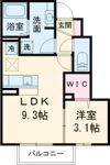 サンハイム チサの間取り画像