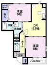 ソレーユCの間取り画像