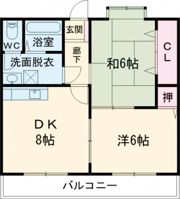 グリーンヒル花高の間取り画像