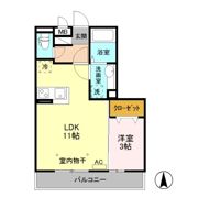 グロース小山の間取り画像