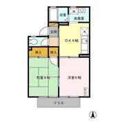 ヴィラモデルナ Bの間取り画像