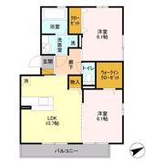 セジュールオッツ東下沢の間取り画像