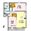 メゾンドゥベルデュールの間取り画像