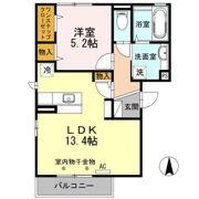 エスポワール・東和田 Bの間取り画像