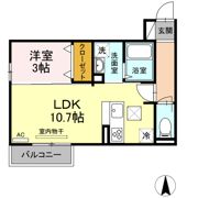 パディコート下城野の間取り画像