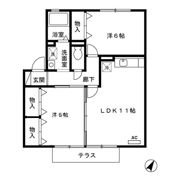 ディアコート佐土原の間取り画像