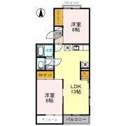 レジデンスT・H Ⅰ号館の間取り画像