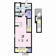 アンソレイユ市木の間取り画像