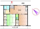 フラットアゼリアの間取り画像