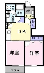 ソシアⅠの間取り画像