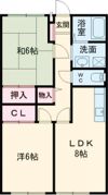 プランドールMITANI A棟の間取り画像