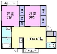 エスポワールの間取り画像
