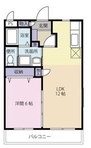 シャトー豊田の間取り画像