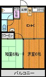 T・Iマンションの間取り画像