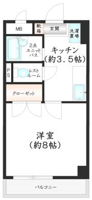 シティコートⅢ西鉄下大利駅前の間取り画像