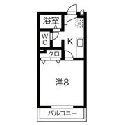 ベルシャトレ三島の間取り画像